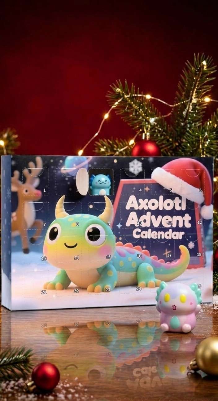 đđŠ Calendrier de l'Avent â Axolotls Magiques de NoĂ«l đŠđ